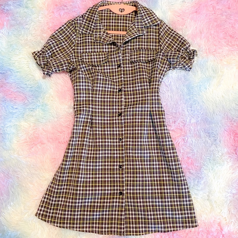 📰plaid dress🗞️